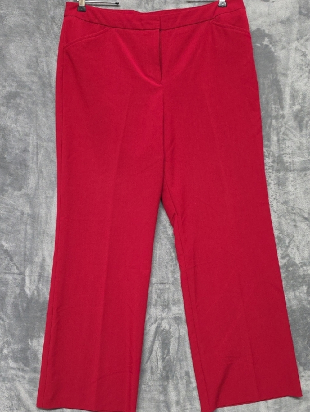 Nicole Miller Wide-Leg Pants in Bright Red sz 14